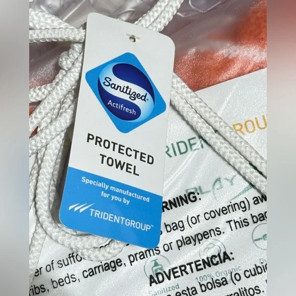 Trident group absorbent textiles 3 -100% organic cotton terry cloth towels - Picture 2 of 4